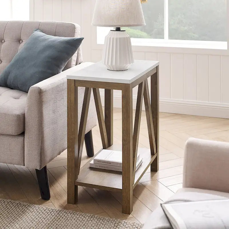 Table d'appoint en forme de A