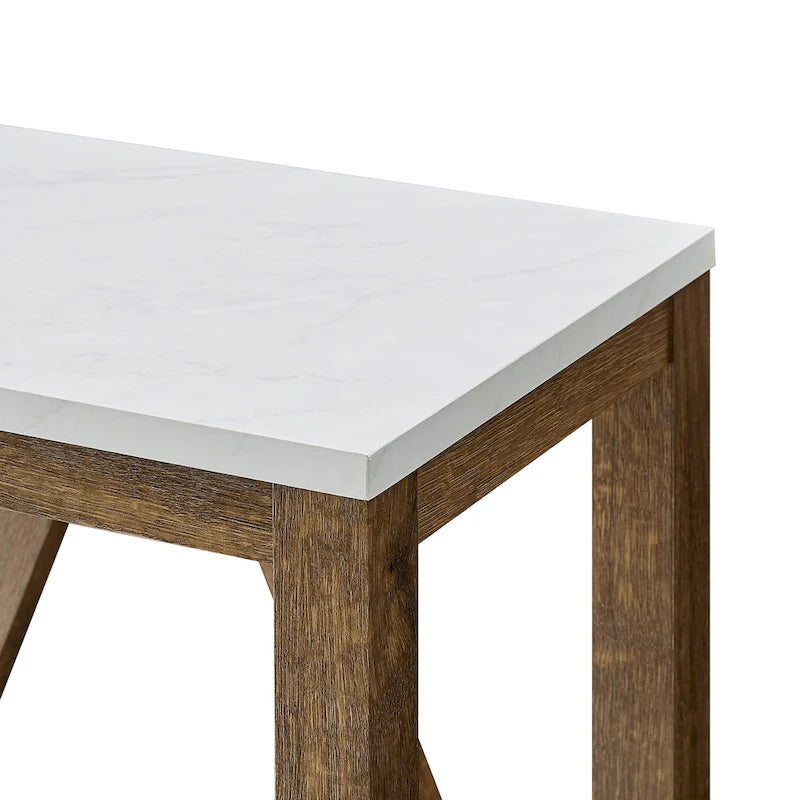 Table d'appoint en forme de A