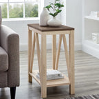 Table d'appoint en forme de A