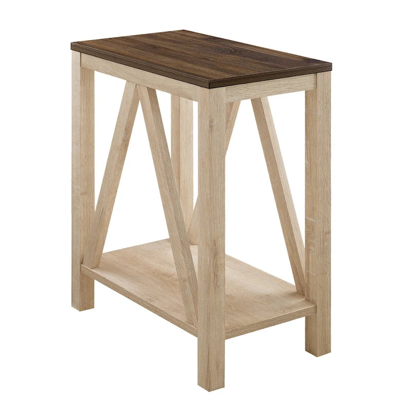 Table d'appoint en forme de A