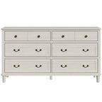 Commode à 6 tiroirs, très grande, gris clair