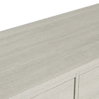 Commode à 6 tiroirs, très grande, gris clair