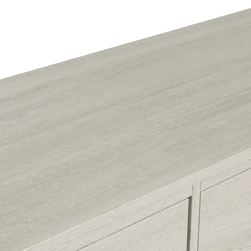 Commode à 6 tiroirs, très grande, gris clair