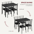 Table et chaises pour quatre