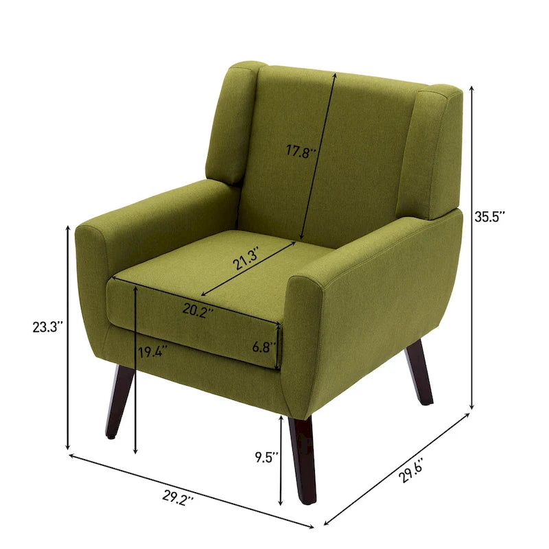 Fauteuil d'appoint moderne rembourré