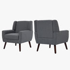 Fauteuil d'appoint moderne rembourré