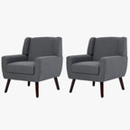 Fauteuil d'appoint moderne rembourré