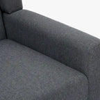 Fauteuil d'appoint moderne rembourré