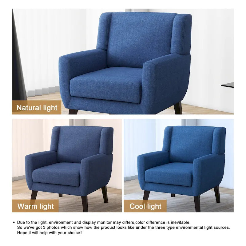 Fauteuil d'appoint moderne rembourré