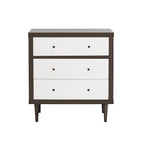 Commode trois tiroirs de style moderne du milieu du siècle