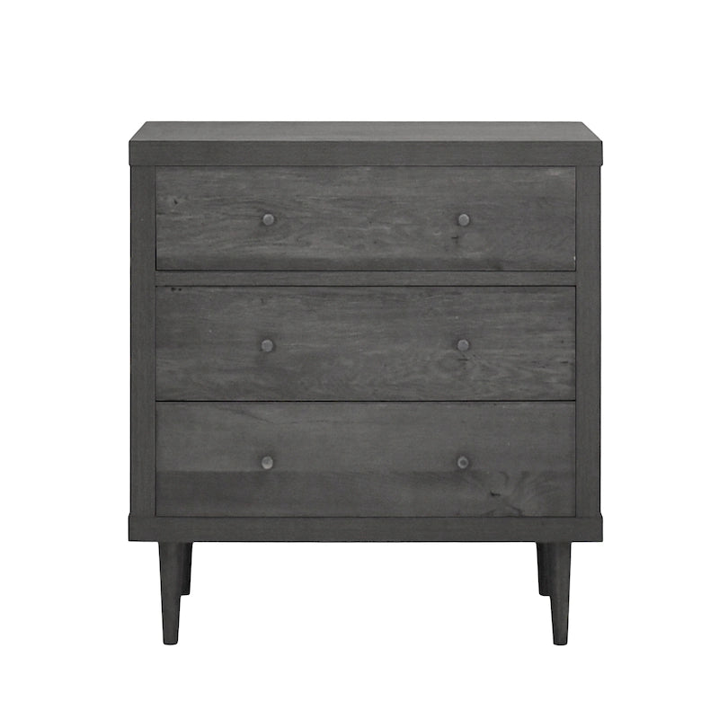 Commode trois tiroirs de style moderne du milieu du siècle