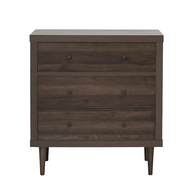 Commode trois tiroirs de style moderne du milieu du siècle