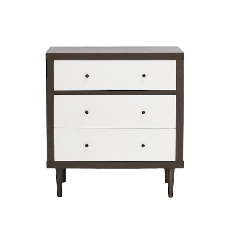 Commode trois tiroirs de style moderne du milieu du siècle