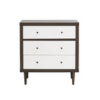 Commode trois tiroirs de style moderne du milieu du siècle