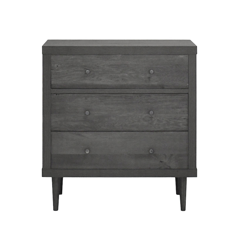 Commode trois tiroirs de style moderne du milieu du siècle