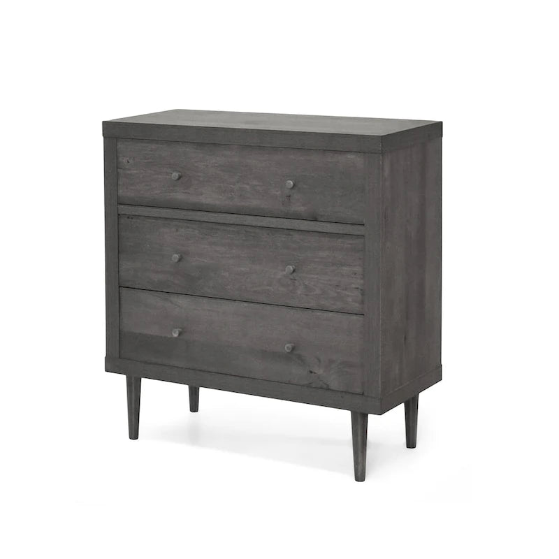 Commode trois tiroirs de style moderne du milieu du siècle