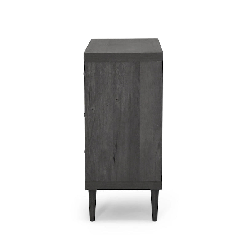 Commode trois tiroirs de style moderne du milieu du siècle