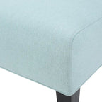 Chaise en tissu moderne sans accoudoirs — Longueur 22.50 x Largeur 29.50 x Hauteur 32.00