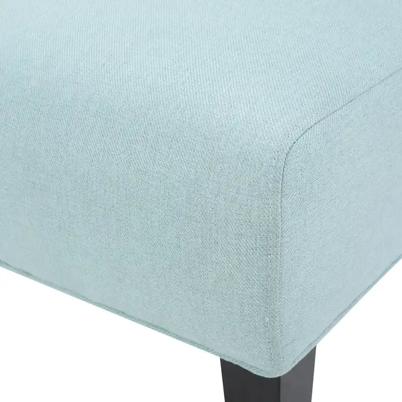 Chaise en tissu moderne sans accoudoirs — Longueur 22.50 x Largeur 29.50 x Hauteur 32.00