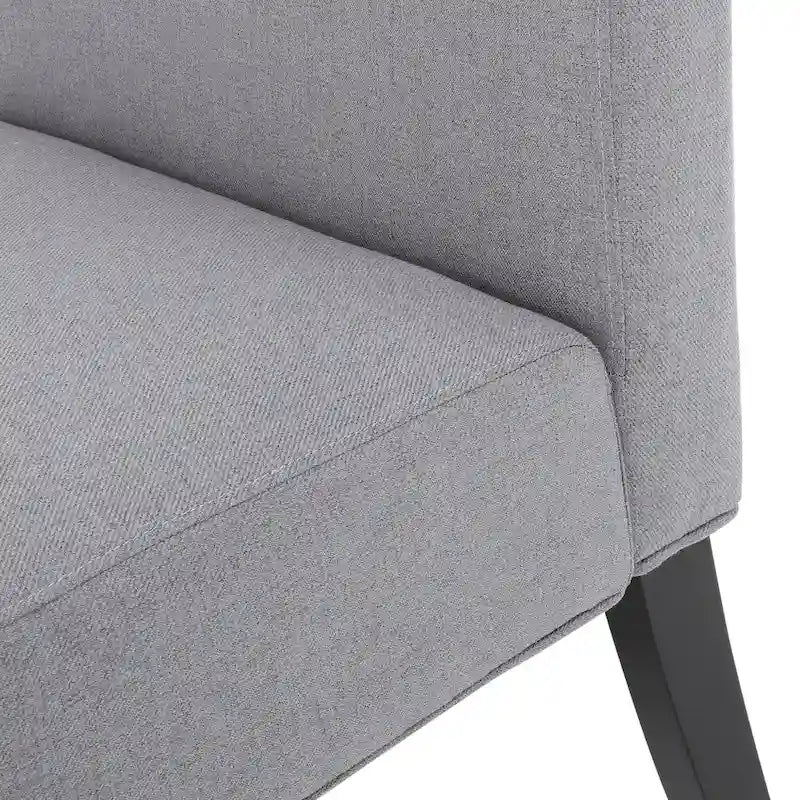 Chaise en tissu moderne sans accoudoirs — Longueur 22.50 x Largeur 29.50 x Hauteur 32.00