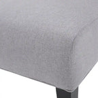 Chaise en tissu moderne sans accoudoirs — Longueur 22.50 x Largeur 29.50 x Hauteur 32.00