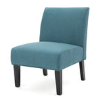 Chaise en tissu moderne sans accoudoirs — Longueur 22.50 x Largeur 29.50 x Hauteur 32.00