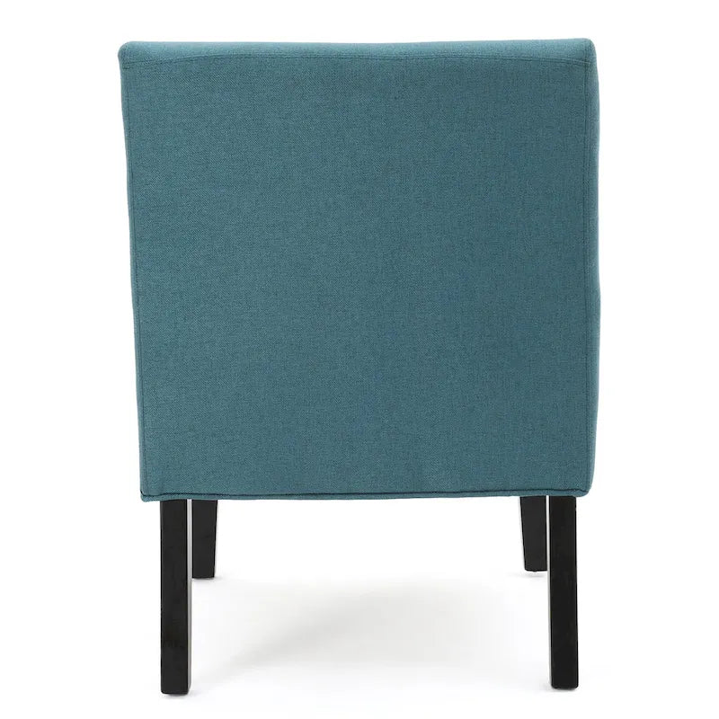 Chaise en tissu moderne sans accoudoirs — Longueur 22.50 x Largeur 29.50 x Hauteur 32.00
