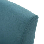 Chaise en tissu moderne sans accoudoirs — Longueur 22.50 x Largeur 29.50 x Hauteur 32.00