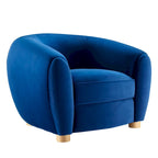 Fauteuil Abundant en Velours Performance