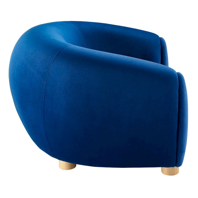 Fauteuil Abundant en Velours Performance