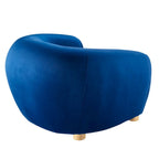 Fauteuil Abundant en Velours Performance