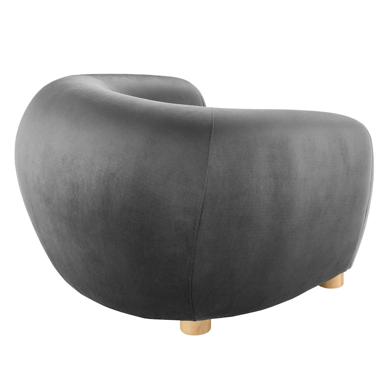 Fauteuil Abundant en Velours Performance