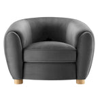 Fauteuil Abundant en Velours Performance
