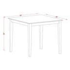 Table de salle à manger carrée de style bar – conçue spécifiquement pour les petits espaces (plusieurs finitions disponibles)