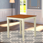 Table de salle à manger carrée de style bar – conçue spécifiquement pour les petits espaces (plusieurs finitions disponibles)