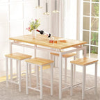 Comptoir de bar, table et chaises de style ferme moderne