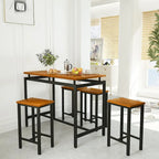 Comptoir de bar, table et chaises de style ferme moderne