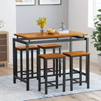 Comptoir de bar, table et chaises de style ferme moderne