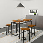 Comptoir de bar, table et chaises de style ferme moderne