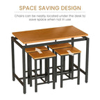 Comptoir de bar, table et chaises de style ferme moderne
