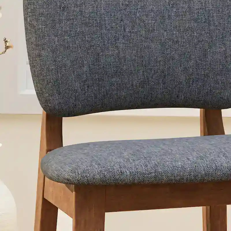 Tabourets de bar rembourrés en bois de 42 pouces