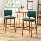 Tabourets de bar rembourrés en bois de 42 pouces