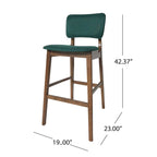 Tabourets de bar rembourrés en bois de 42 pouces