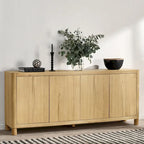 Buffet en chêne 4 portes - 80Lx22Px33H