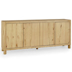 Buffet en chêne 4 portes - 80Lx22Px33H