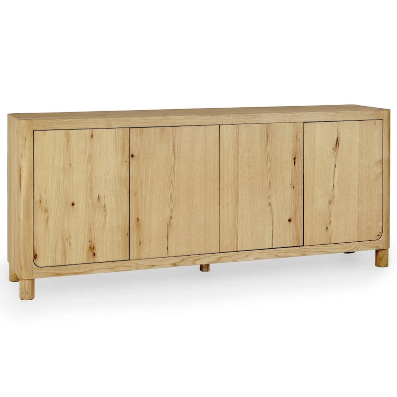Buffet en chêne 4 portes - 80Lx22Px33H