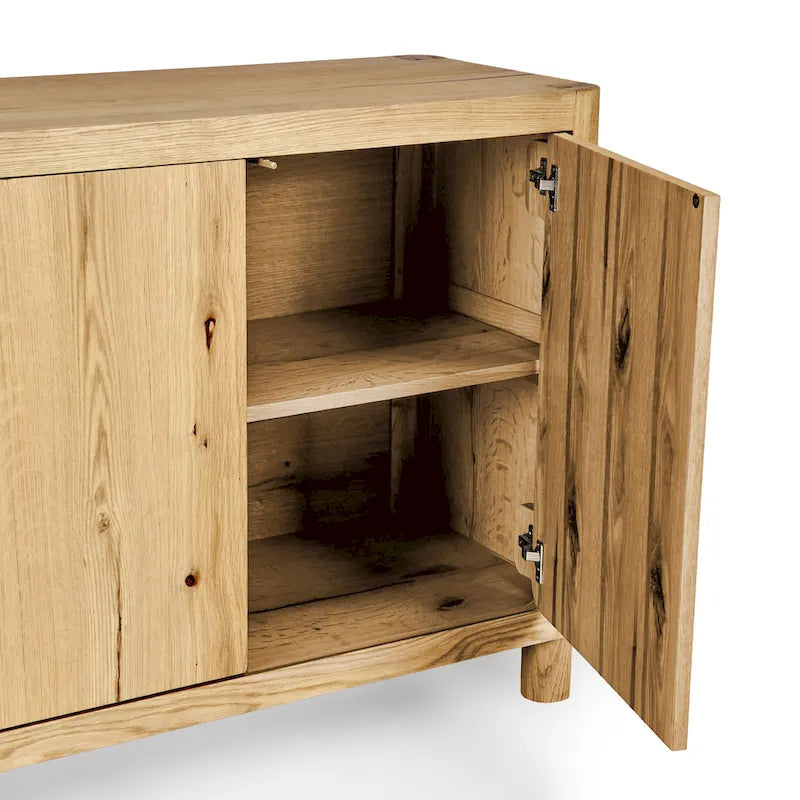 Buffet en chêne 4 portes - 80Lx22Px33H