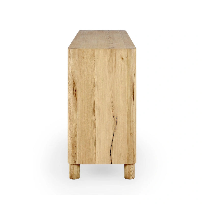 Buffet en chêne 4 portes - 80Lx22Px33H