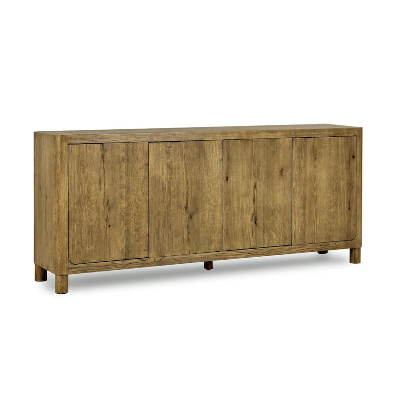 Buffet en chêne 4 portes - 80Lx22Px33H