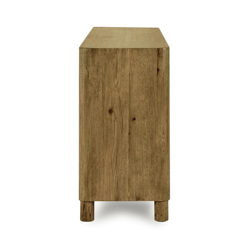 Buffet en chêne 4 portes - 80Lx22Px33H